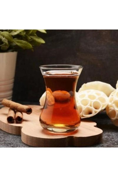 Dania طقم كاسات شاي تركي 12 قطعة ☕✨ زجاج شفاف فاخر بتصميم أنيق للضيافة الراقية