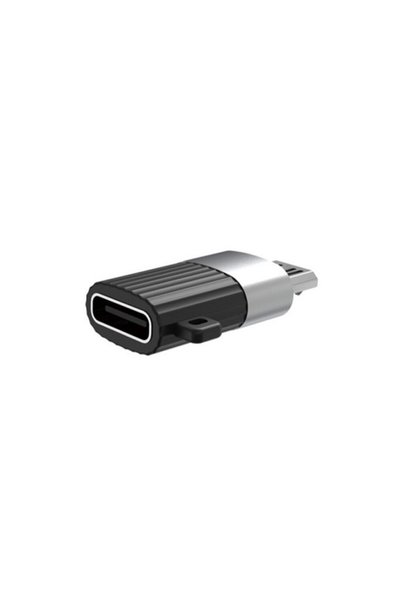 FONIX Adaptor USB-C la Micro-USB, ElectroAdvance, Negru/Argintiu