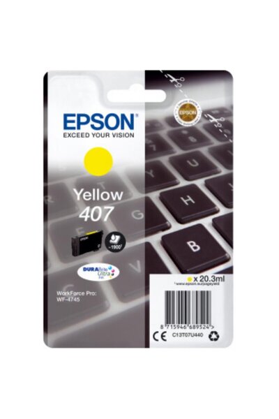 EPSON Cartus original 407 L C13T07U440, galben