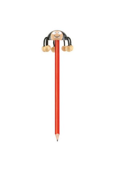 Fiesta Crafts Pencil with wooden Spider figure FCP-5157