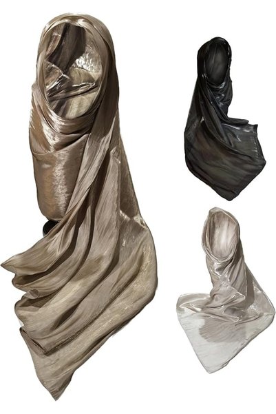 GENERAL Hijab, Women's Muslim Shawl Headscarf,High Quality Silky Fabric, Chif...