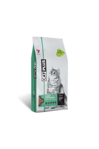 Cat Plus طعام جاف منخفض الحبوب للبالغين مع الدجاج والأنشوفة - 7 كجم