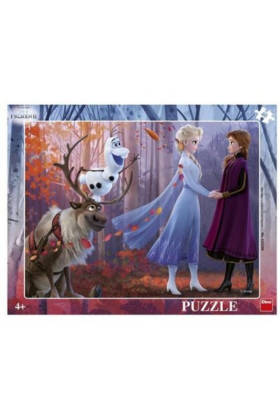 Dino Puzzle with frame - Frozen II (40 pieces)