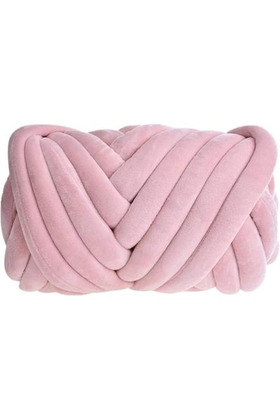 EXCEFORE Arm Knitting Yarn, Light Blush 1KG Velvet Chunky Yarn,Jumbo Chunky B...