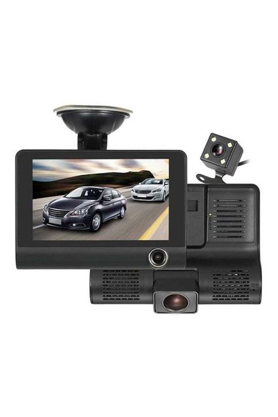 Arabest Lens, Three DVR Dash Car Camera, Night Vision, Wide Field of View, Ea...