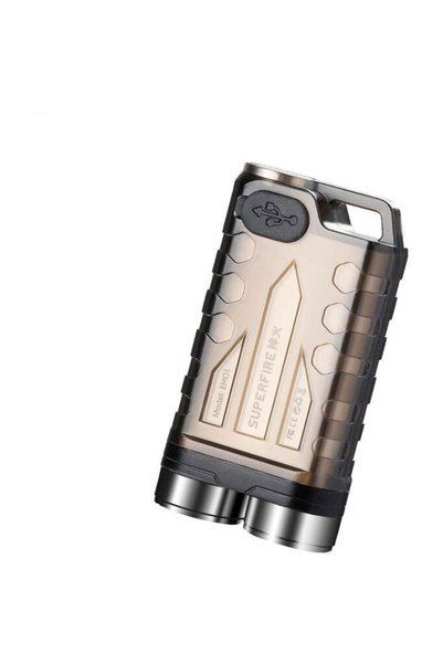 Supfire Lanterna de buzunar tip breloc Superfire EM01, 800lm, 500mAh, USB C, ...