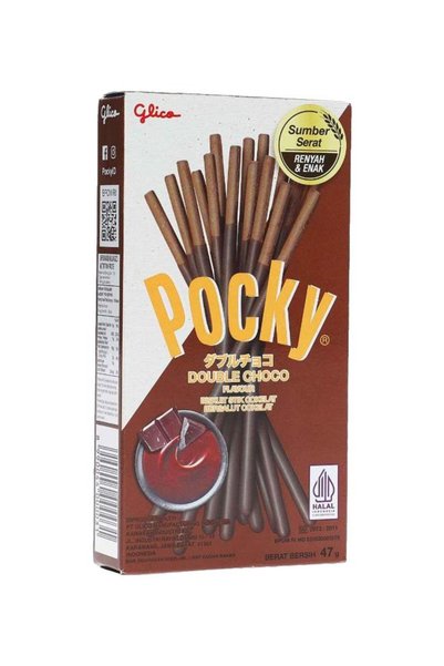Pocky Double Choco Stick Biscuit 47g