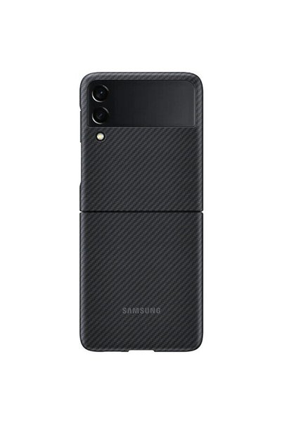 Samsung Арамиден калъф със стойка за Galaxy Z Flip3, EF-XF711SBEGWW, черен