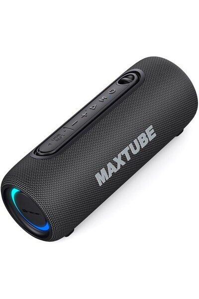 Tracer Boxa Portabila Maxtube TWS, Bluetooth 5.3, LED, 20W, IPX6, Negru