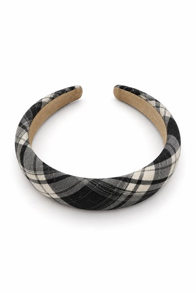 New Obsessions Padded Plaid Crown