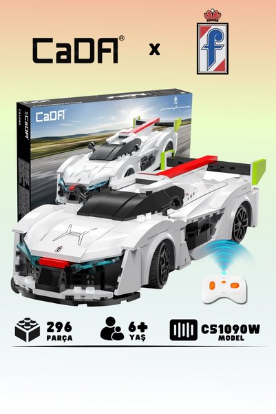 cada Pininfarina-H2 Speed Lisanslı Yarış Arabası 296 Parça Bloklu 2.4gHz Uzak...