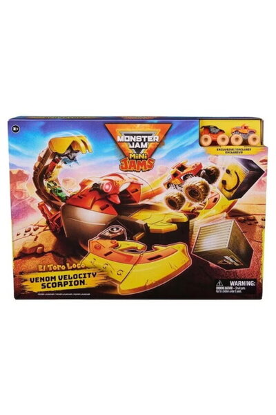 Spin Master Games Monster Jam мини комплект 1:87 El Toro Loco - Venom Velocit...