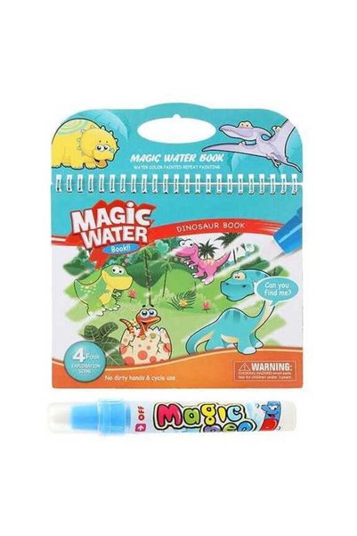 Toi-Toys Carte de colorat cu apa Dino TT46845B