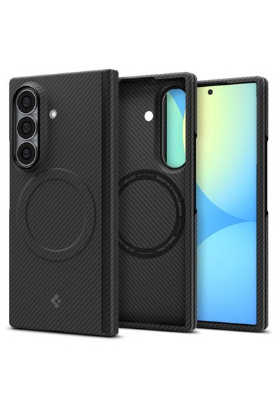 Spigen Magsafe за Samsung Galaxy Z Fold8 Ultra F976, Spigen, Air Skin, черен ...