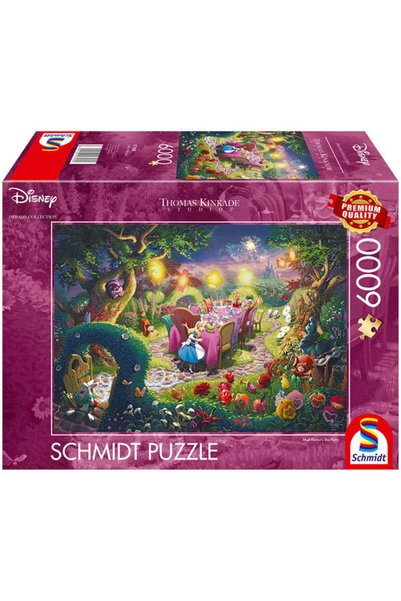 Schmidt Puzzle Schmidt: Thomas Kinkade - Disney - Alice in Tara Minunilor, pe...