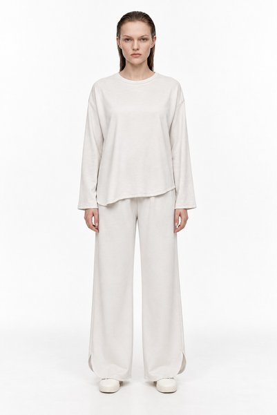 HAKKE Asymmetrical Cut Wide Leg Suit