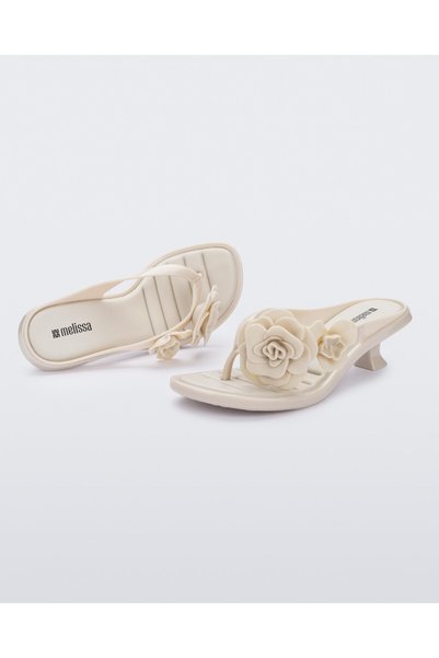 Melissa Thong Kitten Heel Petals Women's Heeled Slippers