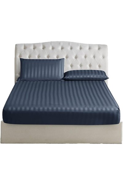 D DONETELLA FEEL THE LUXURY طقم ملاءات سرير دونيتيلا بريميوم 3 قطع - ملاءة سر...
