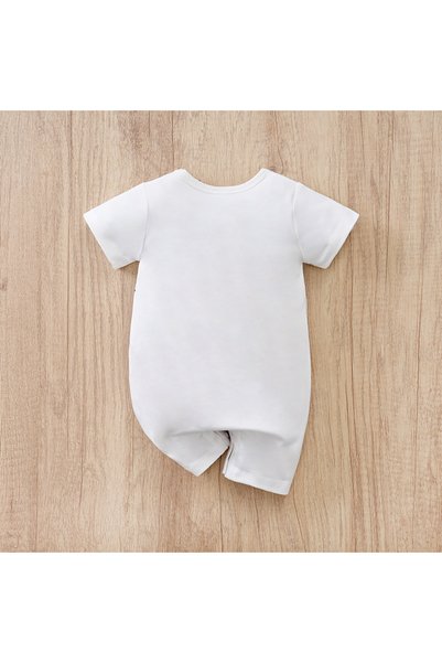 Generic Baby Boys Short Sleeve Printed Romper - Summer Cute Jumpsuit