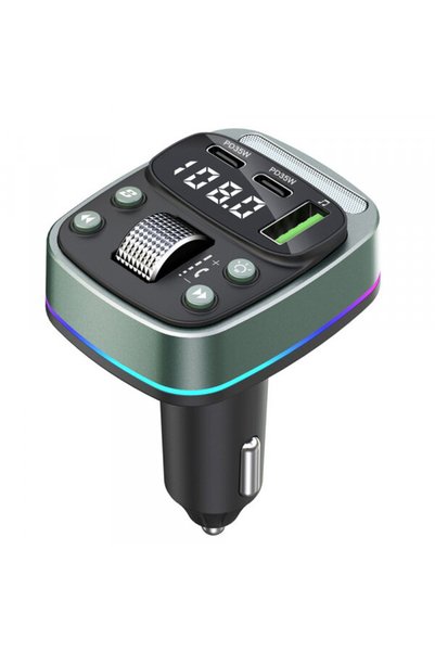 Techsuit Модулатор FM Bluetooth EchoDrive, 1 x USB-A - 2 x USB-C