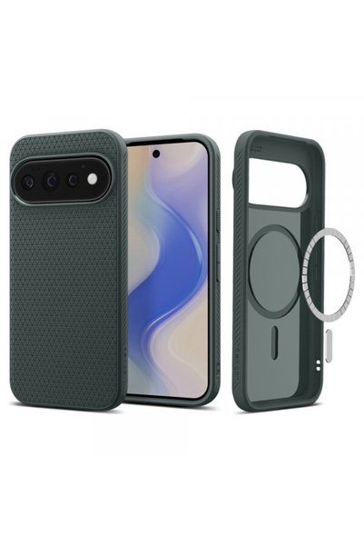 Spigen Husa MagSafe pentru Google Pixel 11 Pro, Spigen, Liquid Air, Verde ACS...