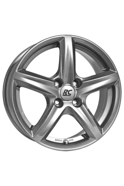 BROCK Set 4 × Jante aliaj Opel Corsa, Agila, Adam, Karl, 15", culoare Gri închis