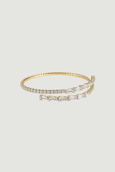 Gusto Waterway Model Spiral Bracelet - Gold