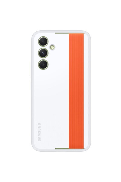 Samsung Силиконов калъф Grip за Galaxy A54 (A546), бял