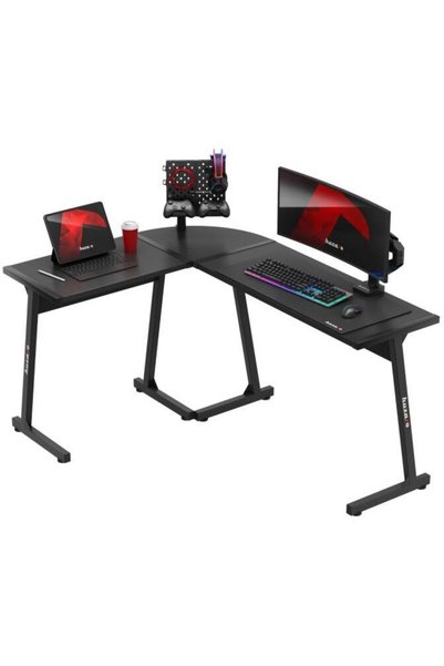 Huzaro Birou gaming de colt, Hero 6.0, dimensiuni 147 x 112 x 74 cm, Otel, Pi...
