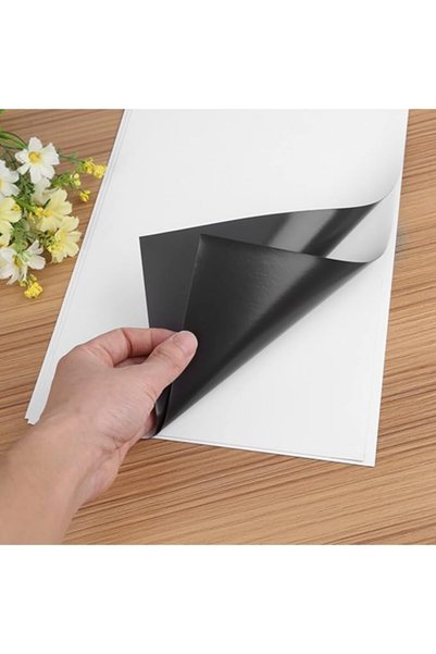 Denash Magnetic Inkjet Printing Sheet, 5Pcs A4 Flexible Magnetic Sheet Printable Photo Paper for Common Ink