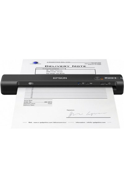 EPSON Scanner Workforce ES-60W Format A4, Wi-Fi, USB, Negru