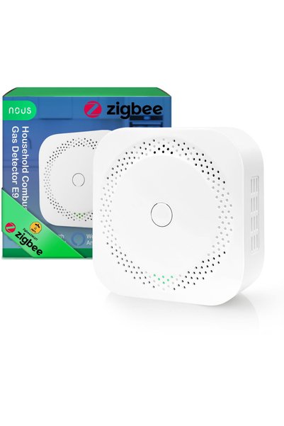 Nous Detector scurgeri de gaz Smart E9, Zigbee 3.0, compatibil Alexa Google A...