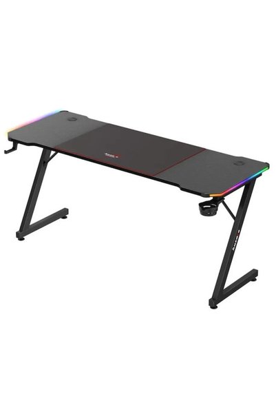 Huzaro gaming desk, Hero 4.8, RGB LED, dimensions 160 x 60 x 74 cm, LED light...