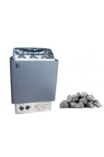 Gemaş JM-36BS Gövdeden Kumandalı Ev Tipi Sauna Sobası 3.6 kW (Monofaze) taskinarıtım