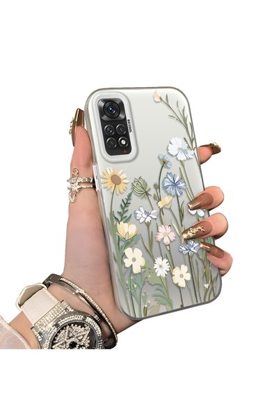 CHICASELUX حافظة هاتف متوافقة مع Redmi Note 11/Note 11S بتصميم زهور برية عتيق...