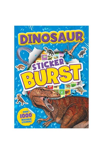 Alligator Книжка с занимания с над 1000 стикери на динозаври AB3384DISBG