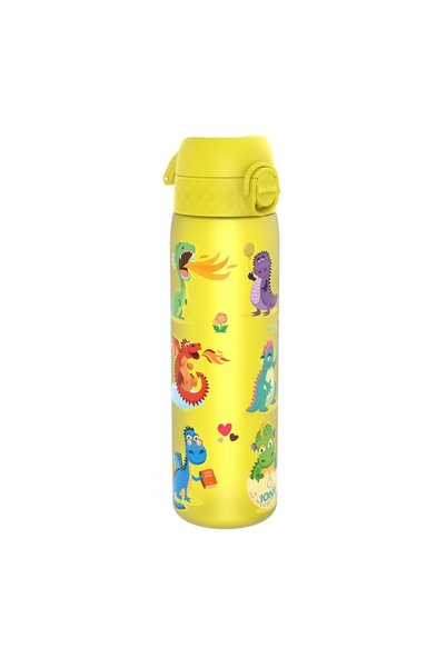 Ion8 Children's water bottle "SLIM", recyclon, 500 ml, Dragons -