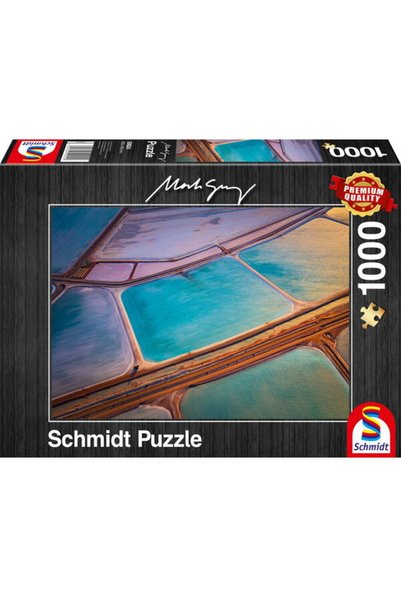 Schmidt puzzle: mark gray - pastel, 1000 pieces
