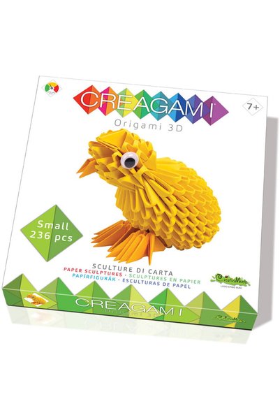 CreativaMente 3D Origami, Creagami - Chicken, 243 pieces