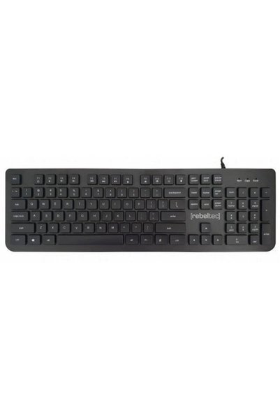 Rebeltec Full size computer keyboard Spiro Black