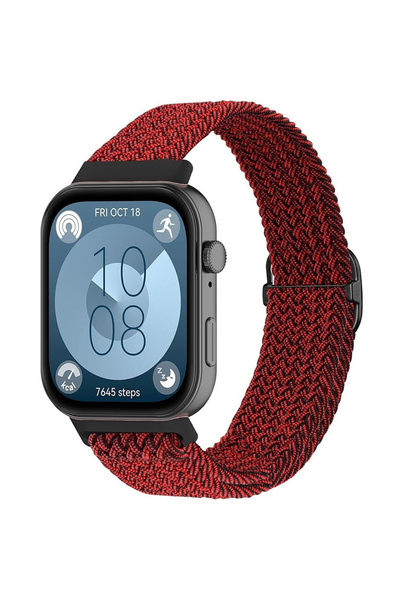XGSM Curea din nailon pentru Huawei Watch Fit 4 / 4 Pro / 3, Roșu