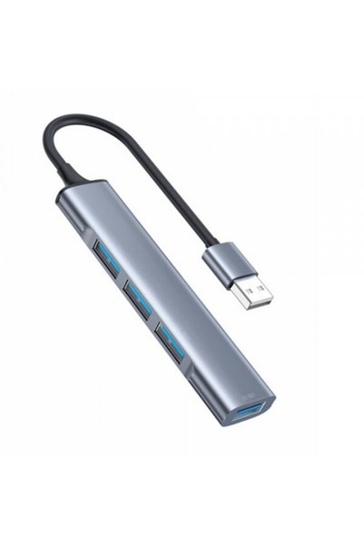 Yesido Hub USB HB18, 4in1, 1 x USB 3.0 - 3 x USB 2.0, Gri