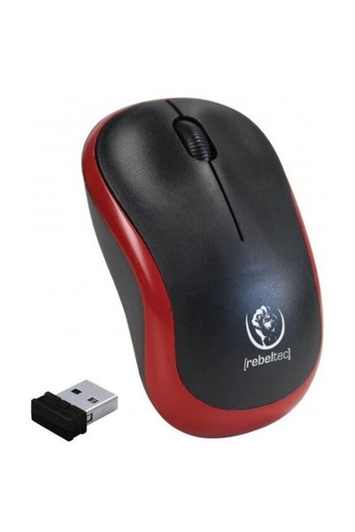 Rebeltec Mouse USB, Rebeltec, Negru/Rosu