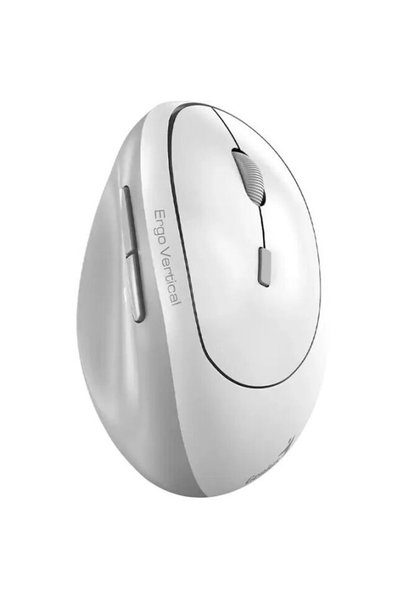 GENIUS Wireless mouse, Ergo 8350S, optical, 2400 dpi, 6 buttons, white-gray