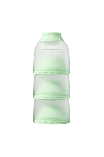 Generic Brand Portable Baby Formula Storage Box, Green with Removable Three-L...