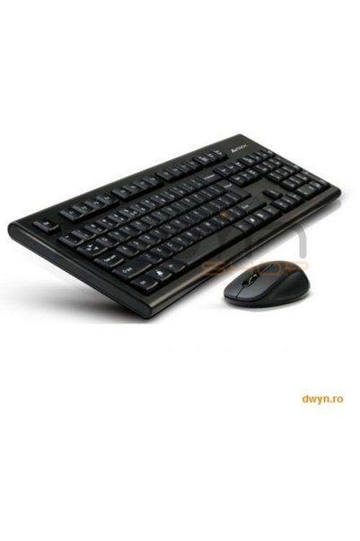 Other Πληκτρολόγιο A4tech 7100N, Ασύρματο, Διάταξη Πλήκτρων GR-85 US, Ποντίκι...