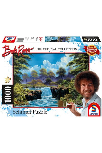 Schmidt Puzzle Schmidt: Bob Ross - Cascada, 1000 piese