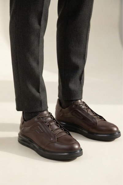 PİSAGOR Ps-2560 Men's Genuine Leather Casual Shoes