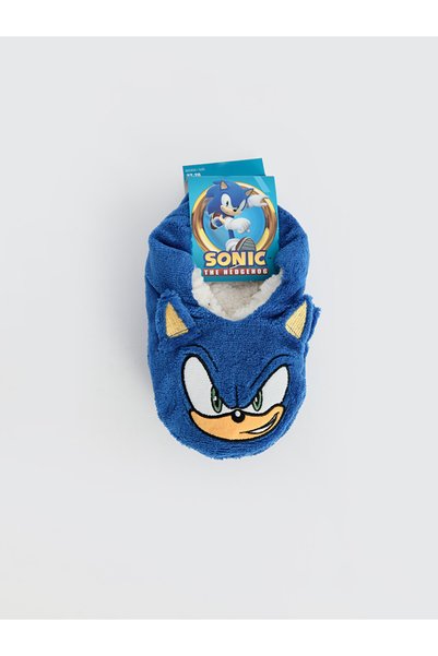 LC Waikiki Mavi Sonic Baskılı Erkek Çocuk Panduf