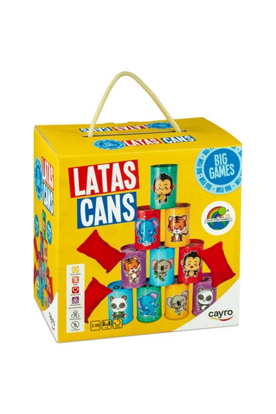 CAYRO target throwing game, numbers and animals canned, 3+ years